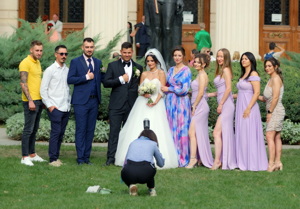 Group photo on wedding